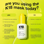 K18 Molecular Repair Hair Oil, Weightless Oil for Stronger, Healthier Hair, Suitable For All Hair Types