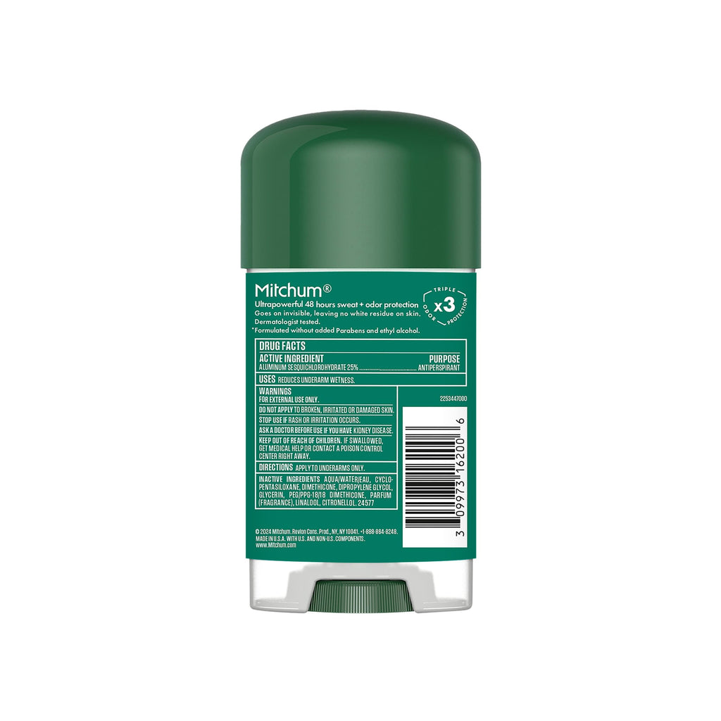 Buy now Mitchum Men’s Triple Odor Protection Antiperspirant & Deodorant Gel, Sport, 48HR Protection, 2.25 oz, Pack of 6 at indiglob india