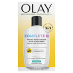 Olay Complete+ Face Moisturizer with Sunscreen SPF 40, For Sensitive Skin, Broad Spectrum Sun Protection, Fragrence-Free - No White Cast on All Tones, Nourishes Moisture Barrier - Ceramides, 6 Oz