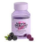 Lemme Debloat Digestive & Gut Health Gummies, 30-Day Supply | 2 Clinically Studied Probiotics & Prebiotic, Vegetarian, Gluten Free, Non GMO, BlackBerry Flavor
