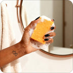 Glo Melanin Turmeric Brightening Soap with Vitamin C, Alpha Arbutin & Oats | 113g, For Face - Body - Dark Spots, All Natural, Vegan, Paraben-Free, Sulfate-free, For Melanin-Rich Skin, Made in USA