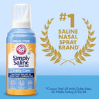 Buy now Arm & Hammer Simply Saline Daily Care Nasal Mist 4.4oz, Saline Nasal Spray, Drug-Free, 2-Pack at indiglob india