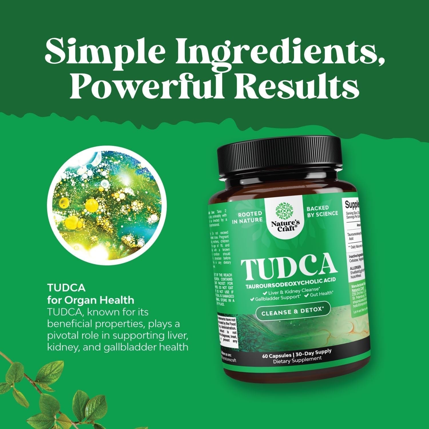 Buy now Advanced Bile Salt TUDCA Supplement - Extra Strength TUDCA 500mg per Serving Bile Salts for Gallbladder Kidney and Liver Support - High Purity Tauro Ursodeoxycholic Acid Liver and Gallbladder Cleanse at indiglob india