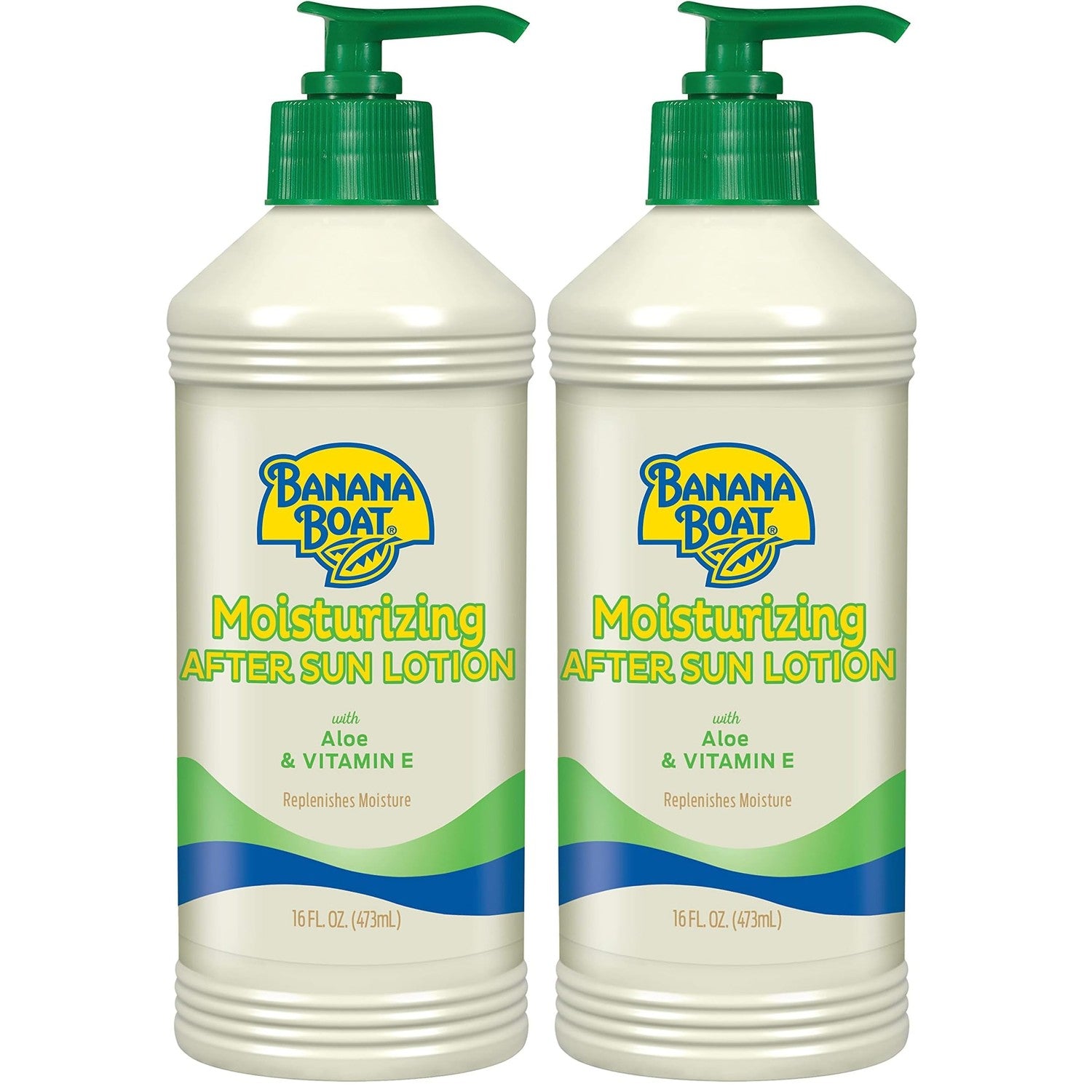 Banana Boat Moisturizing After Sun Lotion with Aloe, 16 Fl Oz | After sun care moisturizer, Tan extender lotion, Contains aloe and Vitamin E, 12 hour skin hydration