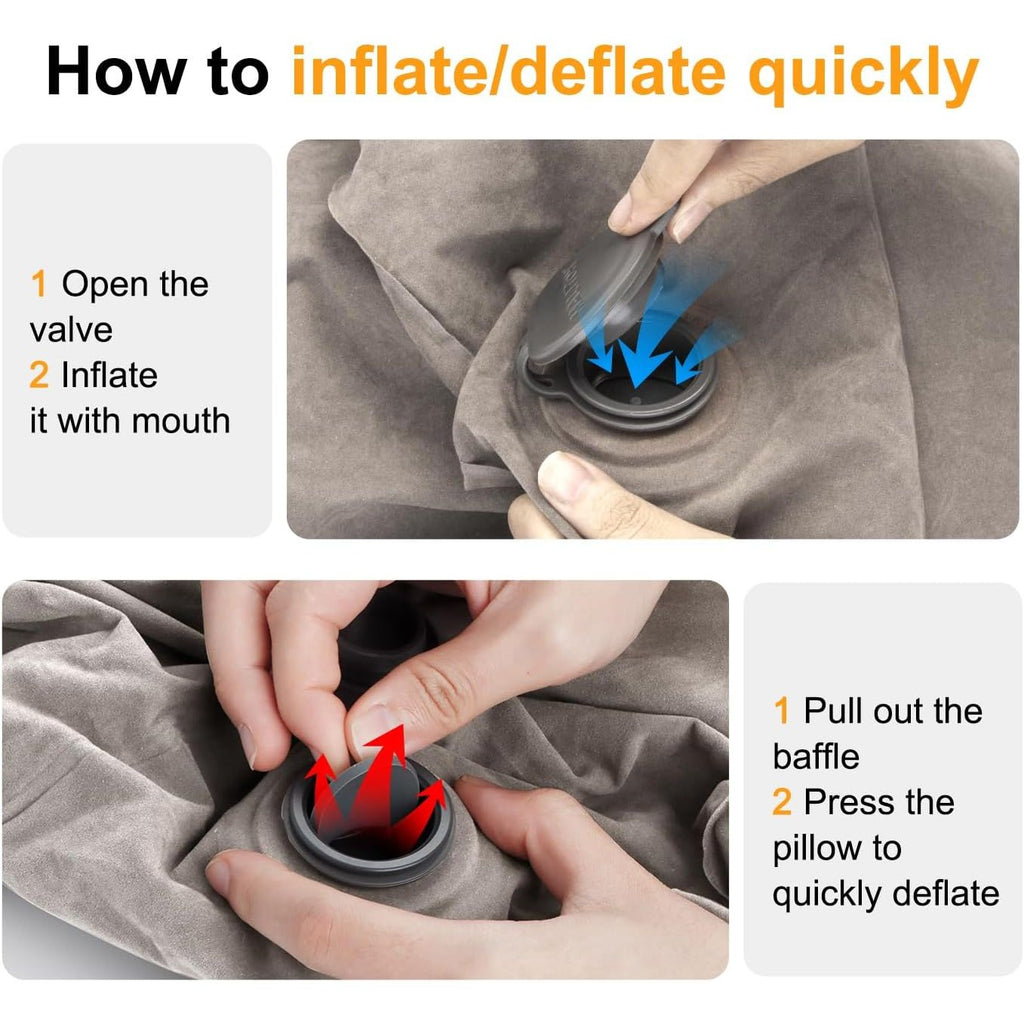 Buy now Inflatable Travel Foot Rest Pillow, Kids Airplane Bed, Adjustable Height Leg Pillow for Air Travel, Make a Flat Bed for Kids and Toddlers, Great for Airplane, Train, car（Grey, 1 Pack） at indiglob india