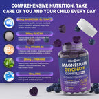 Magnesium Glycinate Gummies 500mg for Adults & Kids, High Absorption, 120Ct | Sugar Free Magnesium Calm Sleep Aid, Kids Sleep Gummies w/ Glycine L-Theanine B6 for Sleep, Calm, Muscle, Relax, No Melatonin