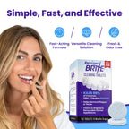 Retainer Brite – Aligner Cleaning Tablets for Invisalign, Mouth Guard Cleaner, Night Guard Cleaner and other Dental Appliances. FDA Registered and Made in USA. 192 Tablets – 6 Month Supply