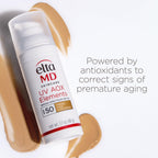 UV AOX Elements Tinted Mineral Face Sunscreen Lotion, Tinted Moisturizer for Face SPF 50 with Antioxidants