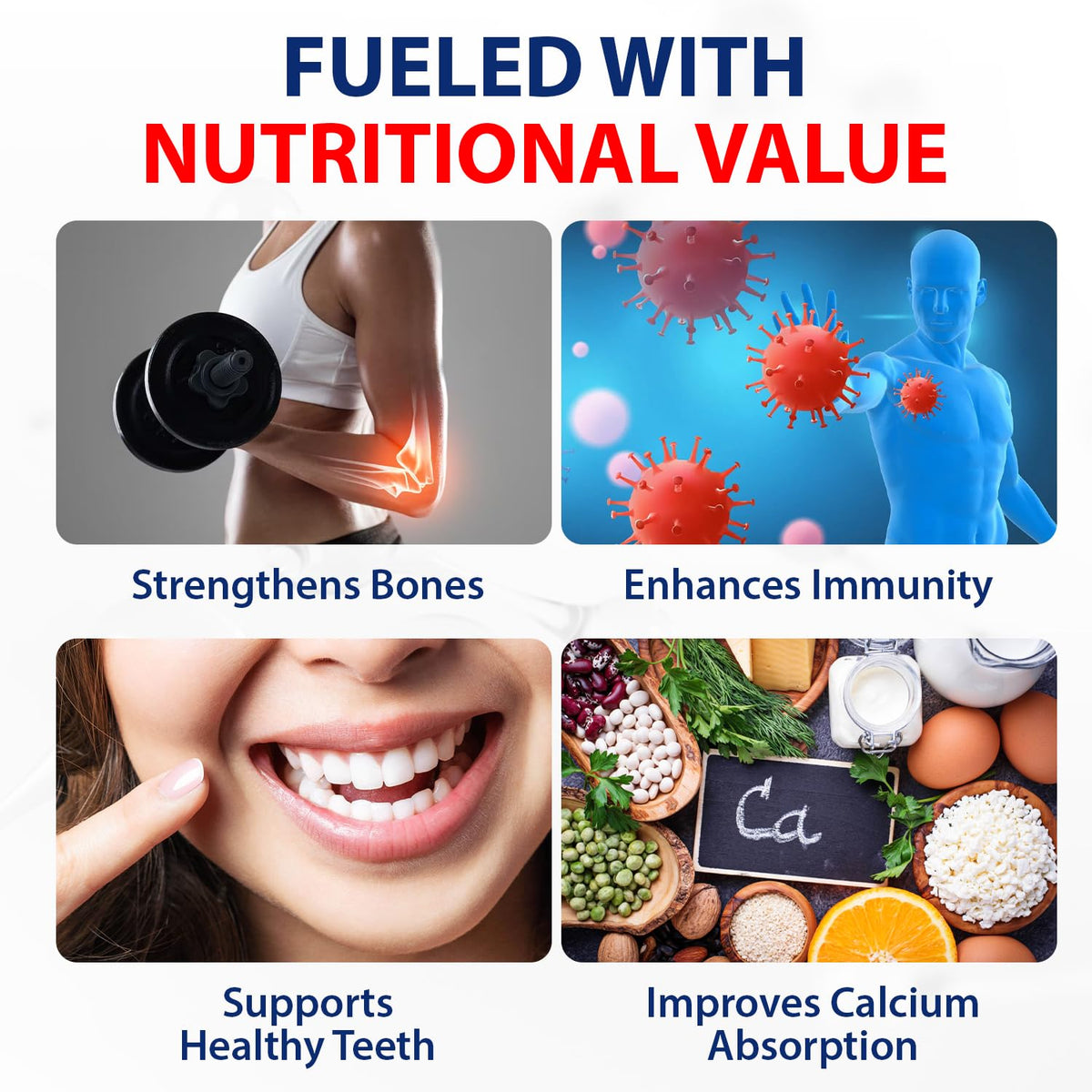 Nivagen Vitamin D3 50,000 IU (1250 mcg) | Once Weekly Dose | 100 Capsules (100 Weeks, Approx. 2 Years Supply) | Easy to Swallow | Bone, Muscle & Immune Support | Non-GMO, Gluten Free | Made in USA