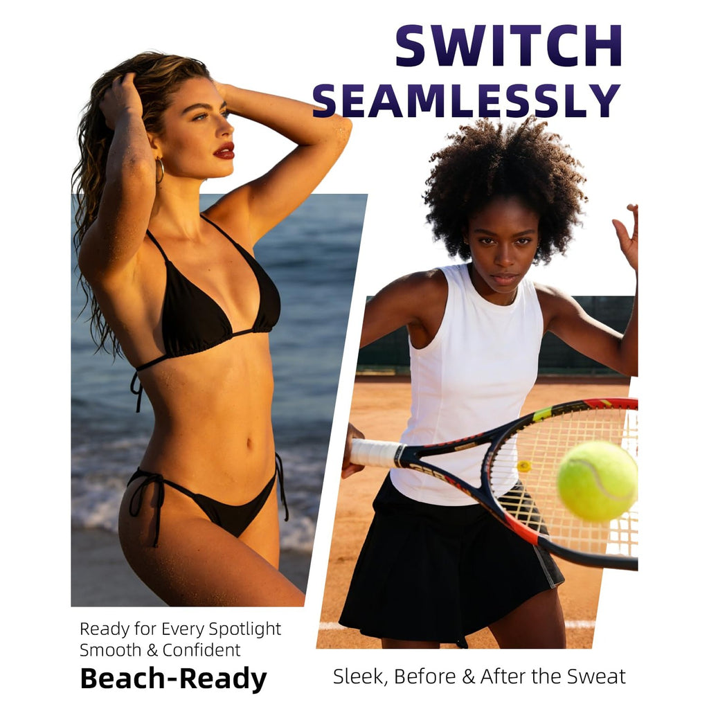 Ufree 3-in-1 Bikini Trimmer Electric Razors for Women, Gifts for Women | Ceramic Blade, IPX7 Waterproof, Lady Shaver, Travel Lock, for Face, Legs, Pubic Hair, Underarms, Body Hair Trimmer, Purple