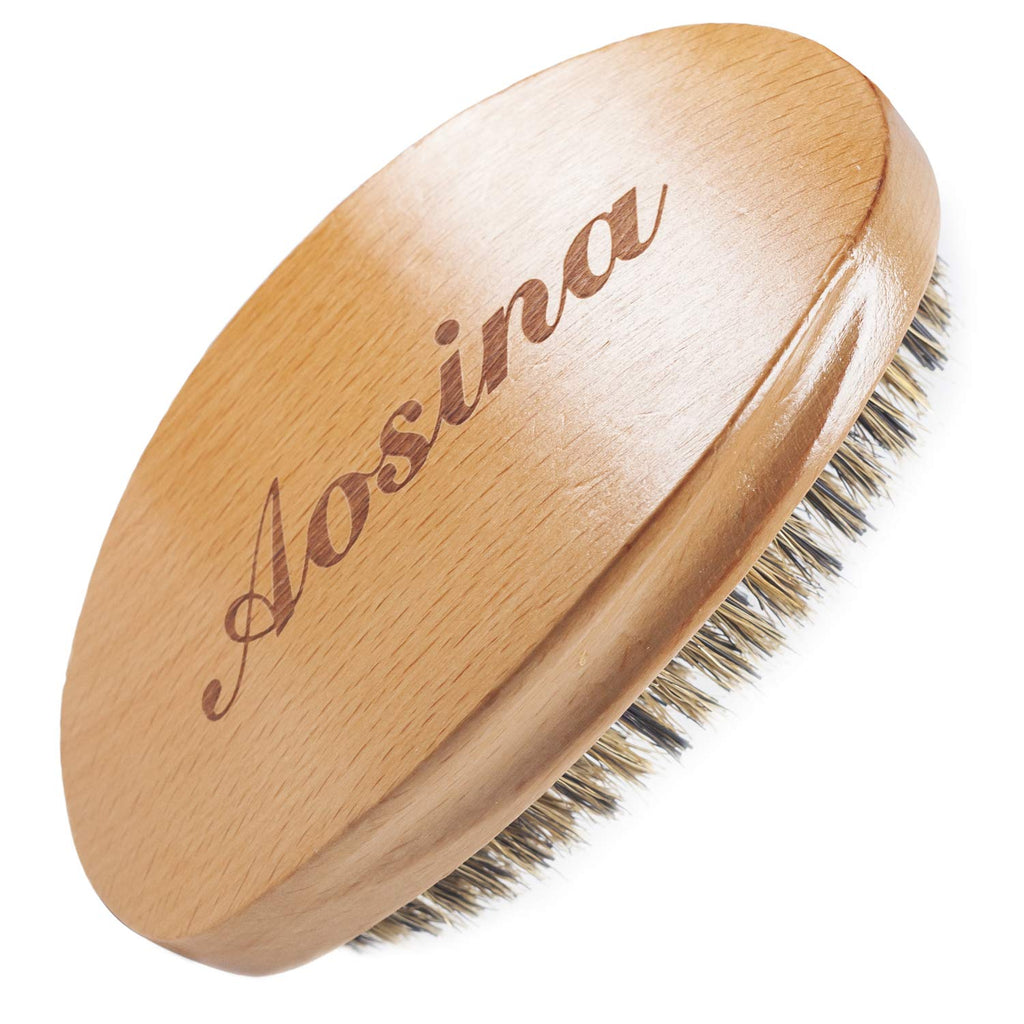 Buy now Wave Brush Medium Boar Bristles Hair brush-Designed for Thin and Normal Hair-Mens Curved Military Wave and Beard Brush-Great for 360 Waves at indiglob india