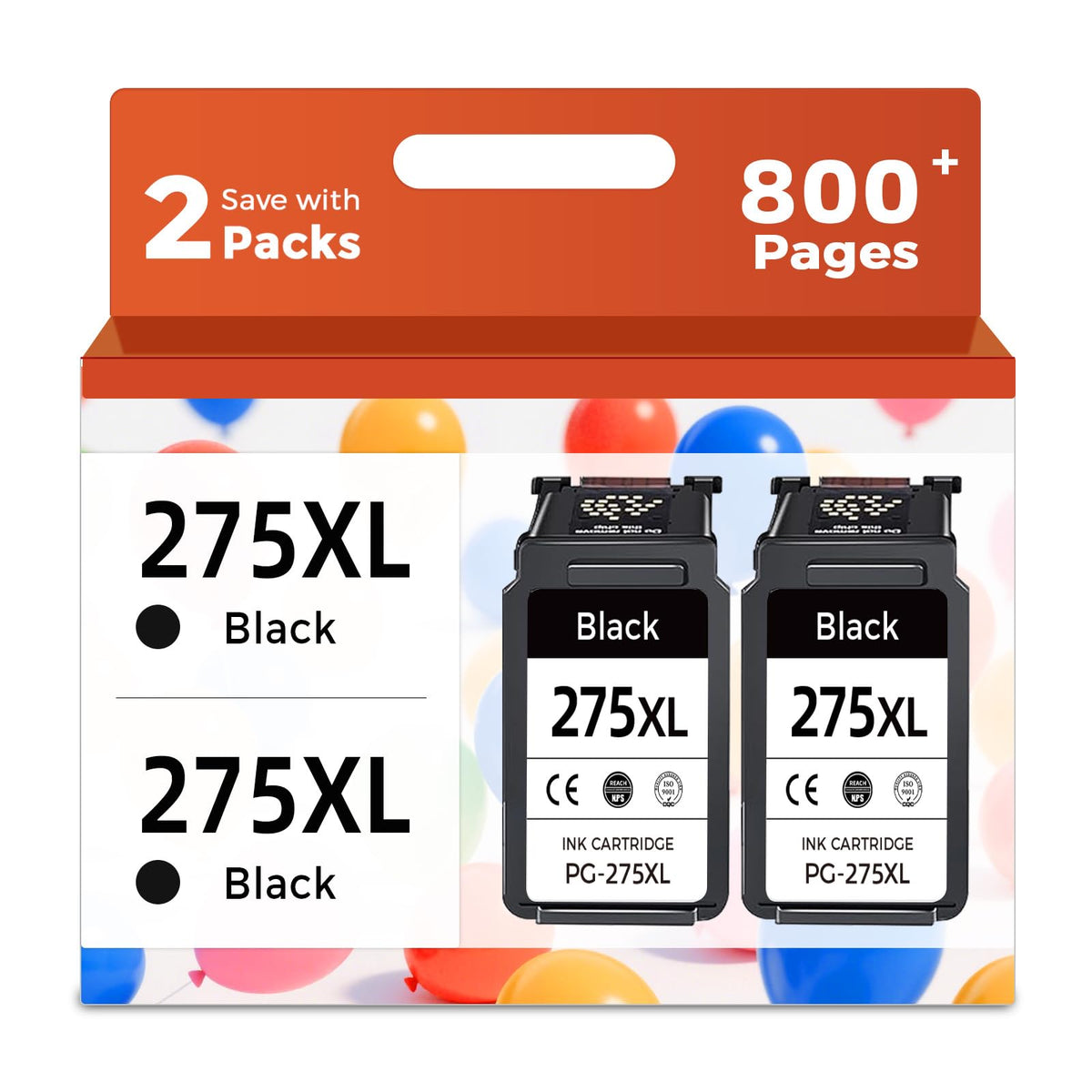 275XL Black Ink Cartridge Replacement for Canon 275 XL TS3700 TR4700 TR4720