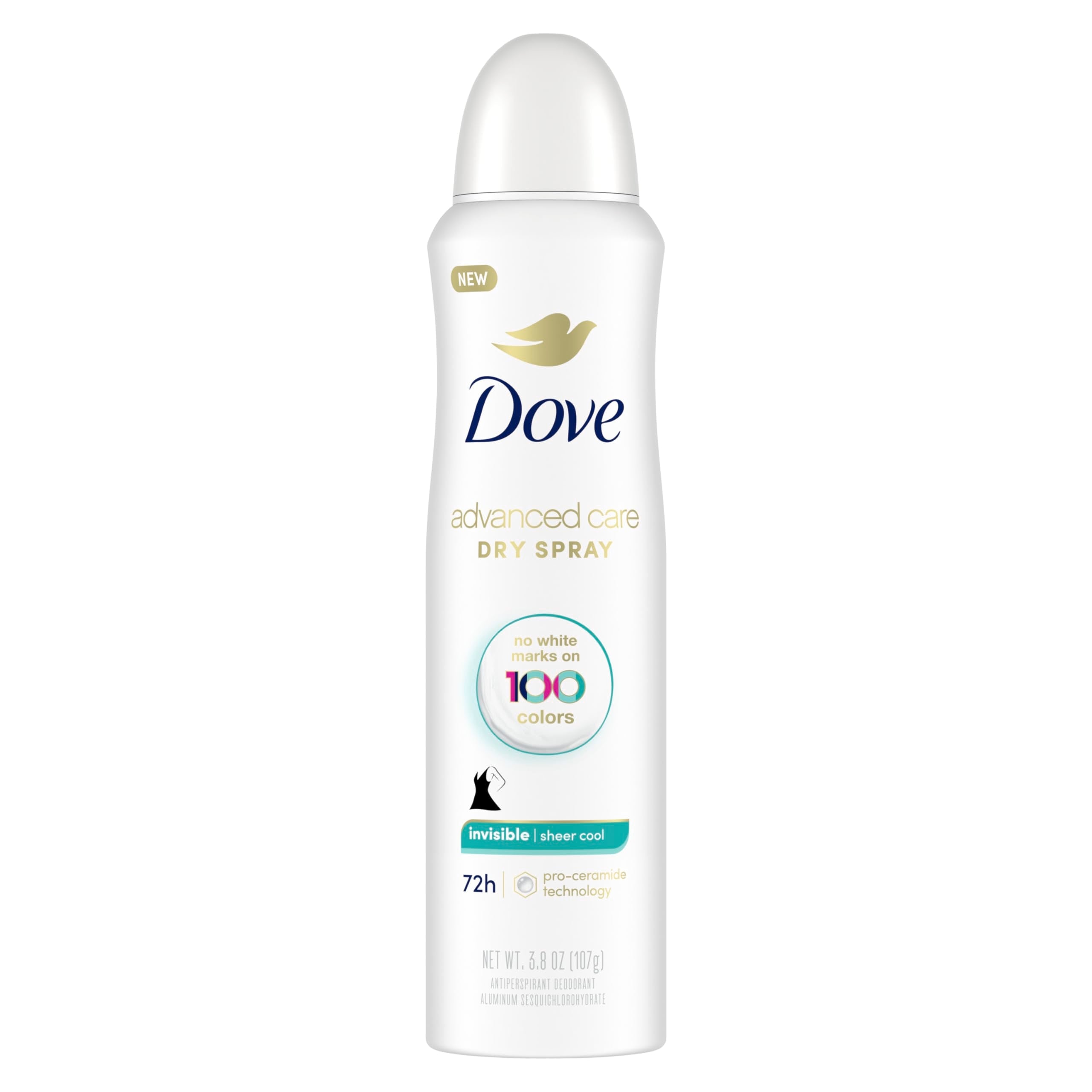 Buy now Dove Advanced Care Antiperspirant Deodorant Spray Clear Finish Invisible antiperspirant deodorant tested on 100 colors 72-hour odor and sweat protection with Pro-Ceramide technology 3.8 oz 3.8 Ounce (Pack of 1) Cool,Rose at indiglob india