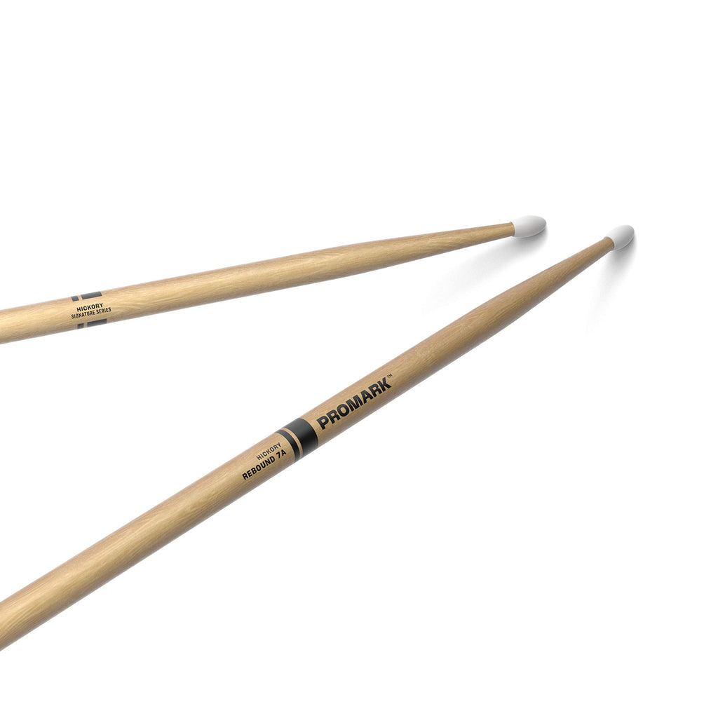 Buy now ProMark Rebound 5A Long Hickory Drumsticks, Acorn Wood Tip, 1 Pair at indiglob india
