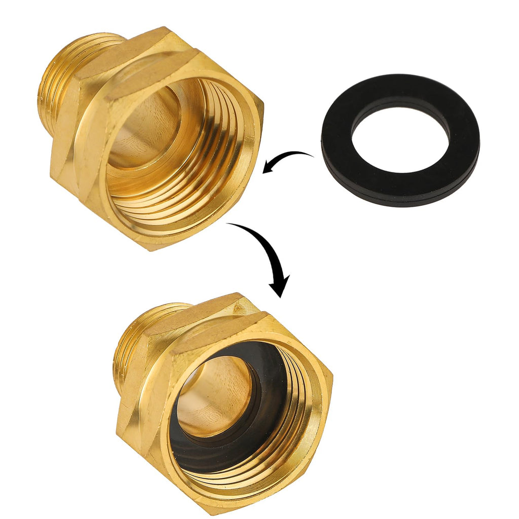 40 Pcs Garden Hose Washer, Hose Gasket Washers, Abrasion Resistant Silicone O-Rings, Leakproof Sealing Gaskets Rings, Fit All Standard 3/4" Garden Hose Fittings