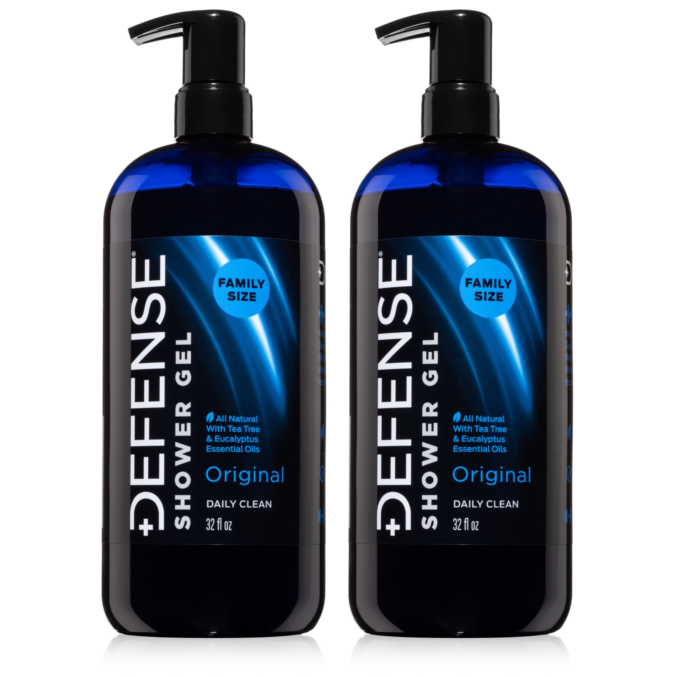 Defense Soap Tea Tree Body Wash All Natural Organic Shower Soap | Odor Control & Skin Fungal Protection for Athletes, Sports, Post Workout & Recovery - 32 oz