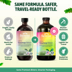 Serene Herbs Soursop Bitters Liquid & Black Seed Bundle – Organic Herbal Guanabana for Digestive Support & Immune Health – Vegan, Non-GMO – 32 oz (16 oz Each), (3 Pack)