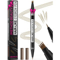 Buy now iMethod Microblading Eyebrow Pen - Eyebrow Pencil Magical 2-in-1 Dual-Ended Eye Brow Pencils for Women with 4-Fork-Tip & Ultra Precise Brush-Tip Create Natural Hair-Like Brows, Last All-Day, Brown 01 Light Brown at indiglob india