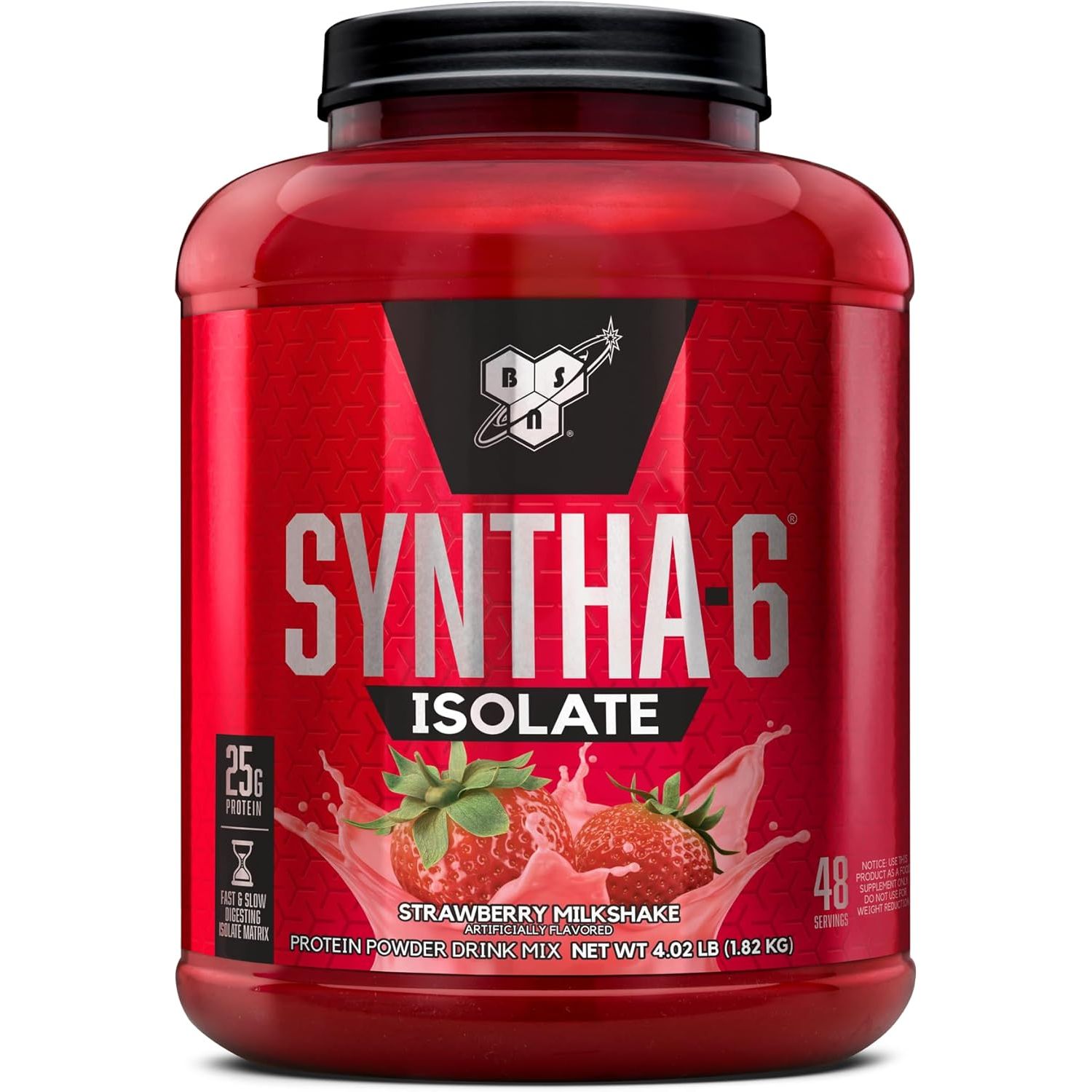 Buy now BSN SYNTHA-6 Isolate Protein Powder, Vanilla Protein Powder with Whey Protein Isolate, Milk Protein Isolate, Flavor: Vanilla Ice Cream, 24 Servings 4.02 Pound (Pack of 1) Strawberry Milkshake at indiglob india