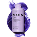 Olaplex N°.4P Blonde Enhancer Purple Shampoo | Toning Hair, 250 mL | For Blonde, Lightened & Grey Hair; Violet Toning Agents; Suitable for All Hair Textures