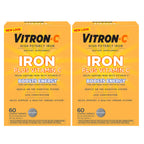 Vitron-C High Potency Iron Supplement, 60ct and Mag-Ox 400 Magnesium Mineral Supplement 60ct