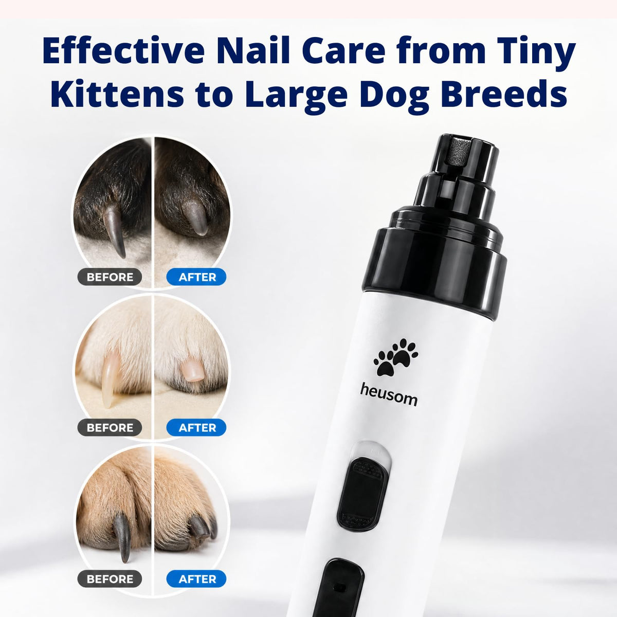 Silent Groom Pro Pet Nail Grinder | Whisper Quiet Dog Nail Grinder
