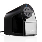 X-ACTO Pencil Sharpener, School Pro Electric Sharpener, Black, With Six Size Dial, XL Shavings Bin - Heavy Duty, Classroom Supplies