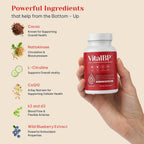 VitalBP Blood Pressure, Blood Flow & Artery Support, CoQ10, K2 & D3, 4 Pack | With L-citrulline to support normal blood pressure, blood flow & artery health.