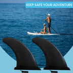 9" Sup Fin Replacement - Stand Up Paddleboard Fin Replacement, Quick Release Longboard Center Inflatable Paddle Board Fin, No-Tool Installation, Improves Stability - Ideal for Beginners and Pros