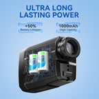 EBL CR2 Battery 6 Pack CR2 3V Lithium Batteries High Capacity, Long Lasting Power for Rangefinder, Cameras, Security Sensors, 10 Years Shelf Life