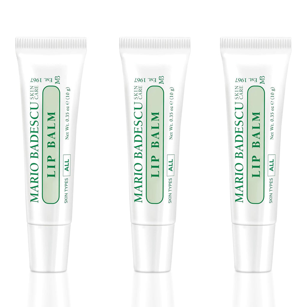 Buy now Mario Badescu Moisturizing Lip Balm for Dry Cracked Lips, Infused with Coconut Oil and Shea Butter, Ultra-Nourishing Lip Care Moisturizer for Soft, Smooth and Supple Lips Original (Pack of 3) at indiglob india
