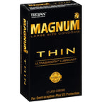 Buy now Trojan Magnum Thin Large Size Lubricated Condoms - 12 Count (Pack of 1) at indiglob india