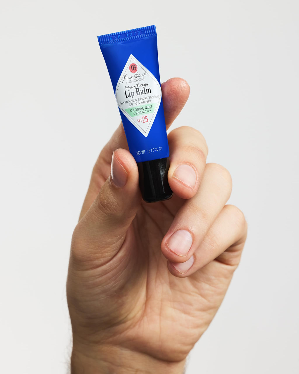 Buy now Jack Black Intense Therapy Lip Balm, 0.25-Oz. â€“ Natural Mint & Shea Butter, SPF 25 Sun Protection, Lip Moisturizer, Hydrating Lip Balm with SPF, Long Lasting Treatment at indiglob india