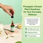 Drops of Nature Green Tea 10:1 Extract Liquid Supplement - Pineapple, 60 mL | 50% EGCG, 80% Catechins, Antioxidant & Immune Health Support, 4X Faster Absorption than Pills & Capsules, Vegan, Gluten-Free