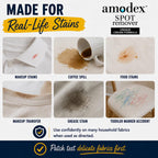 Amodex Ink & Spot Remover for Clothes, Leather and Skin - Removes Ink, Ballpoint, Sharpie, Grease and More, Works on Set-in Stains, Gentle but Powerful, 4oz/120ml Bottle