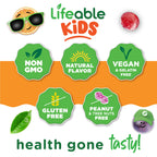 Lifeable Kids Multivitamin with Iron Chewable Tablets, Ages 2+, 150 Count