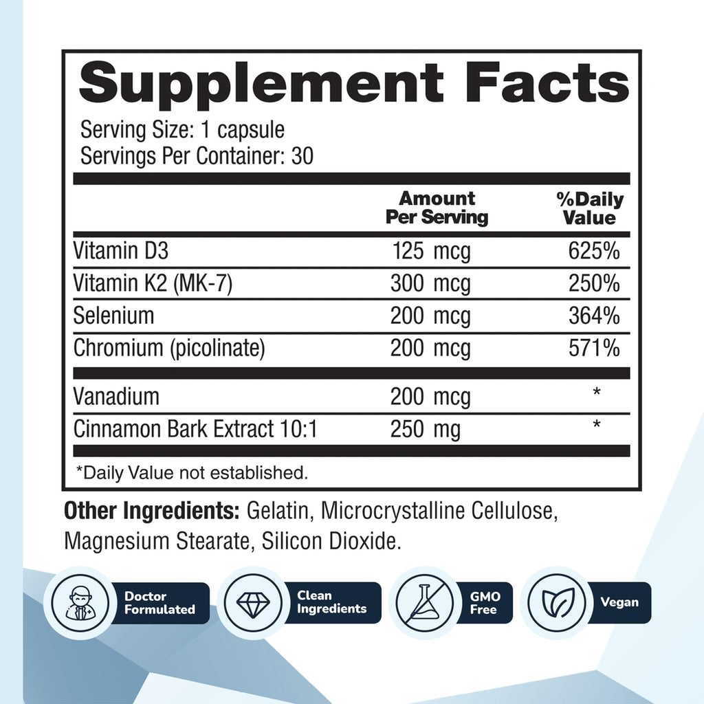 CinnaChroma Capsules, Cinnamon Supplements with 10:1 Extract,1 Month Supply