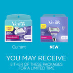 Gillette Venus Deluxe Smooth Swirl Womens Razor Blade Refills, 6 Count, Moisture Ribbon to Protect Against Irritation