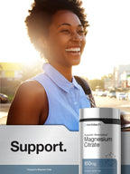 Horbäach Magnesium Citrate | 850mg | 120 Softgels | Superior Absorption