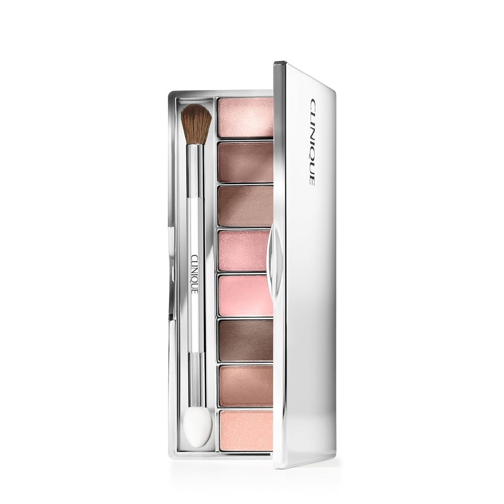 Buy now Clinique All About Shadow Eye Shadow Palette, 8 Silky + Buildable Shades | Black Honey, Pink and Nude Honey | Safe For Sensitive Eyes A Pink Honey Affair at indiglob india