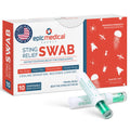 Epic Medical Supply Sting Relief Swab – Instant Mosquito Bite Relief & Bug Bite Relief – Max Strength Benzocaine & Menthol – 10 Disposable Swabs for Insect Bites, Bee Stings, Jellyfish & More