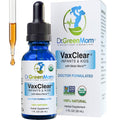 Dr. Green Mom Organic VaxClear with Metal Mend, Herbal Heavy Metal Detox Drops for Kids and Infants with Chlorella, Turmeric, Cilantro and Milk Thistle to Cleanse and Support Immune Response