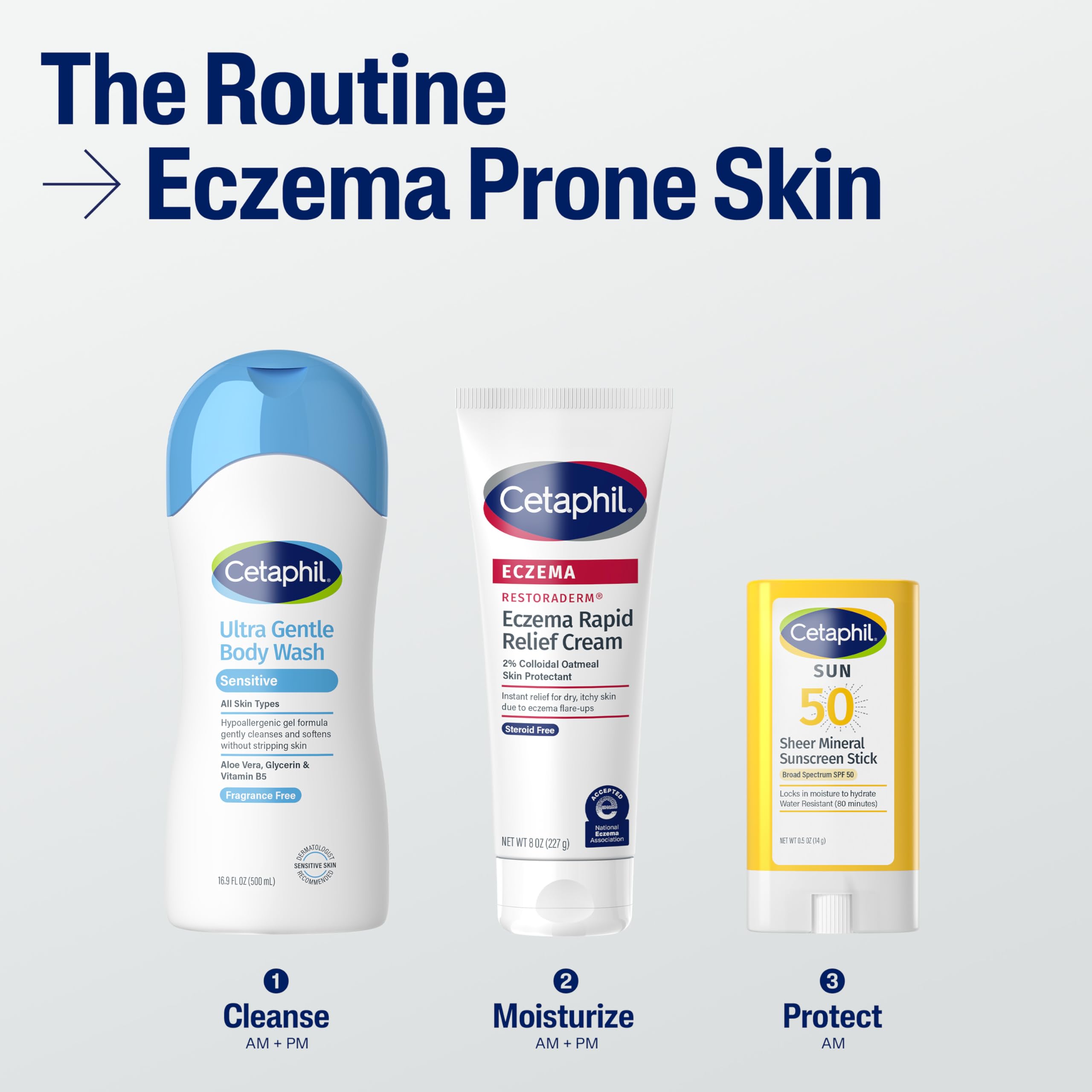 Buy now CETAPHIL ECZEMA RESTORADERM FLARE-UP RELIEF CREAM, For Eczema Prone Skin, 8 oz, Barrier Repair, 48 Hour Hydration, 2% Skin Protectant Colloidal Oatmeal, Steroid Free at indiglob india