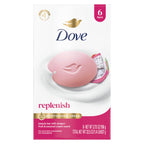Dove Beauty Bar Soap , Glacial Water & Avocado Oil, I 6 Count 3.75 oz | Hydrating beauty bar with glacial water and avocado oil for refreshed, soft and healthy-looking skin