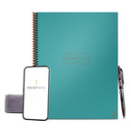 Buy now Rocketbook Core Reusable Spiral Notebook, Letter Size 8.5x11, Black - Dotted Pages, App-Connected, Erasable, Durable Cover, Ideal for School, Work, and Creative Projects at indiglob india