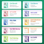 Doctor By Cat Biome Probiotics for cats Anti Diarrhea Feline Gut & Digestive Support Immune Health Sensitive Stomach Constipation with L. plantarum+Prebiotics 30 Lickable Formula Individually Packaged