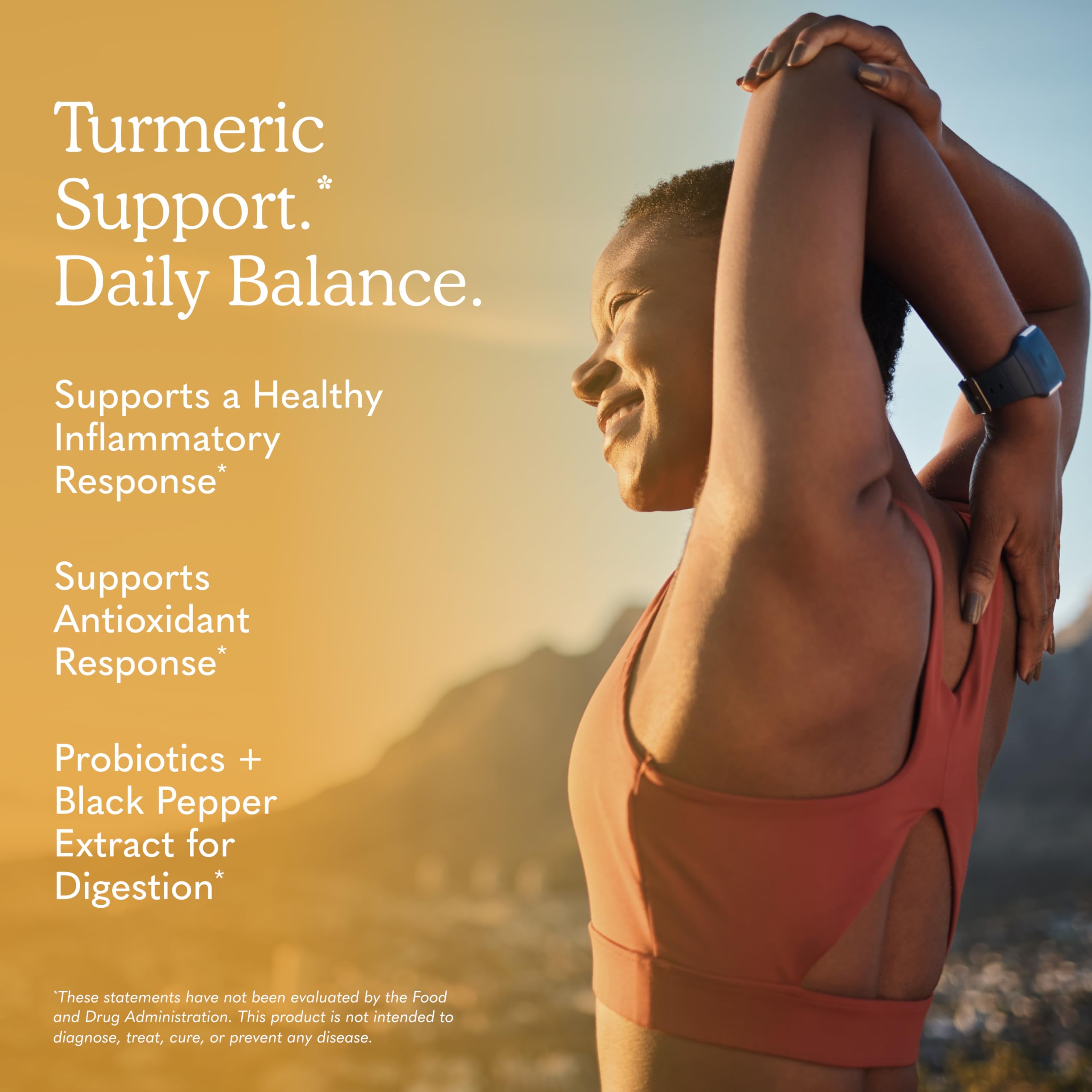 Garden of Life Organics Extra Strength Turmeric Inflammatory Response 60 Tablets-100mg Curcumin (95% Curcuminoids) Black Pepper, Probiotics, Organic Non-GMO Vegan Gluten Free Herbal Supplement