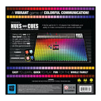 Buy now HUES and CUES - Vibrant Color Guessing Board Game for 3-10 Players Ages 8+, Connect Clues and Guess from 480 Color Squares at indiglob india