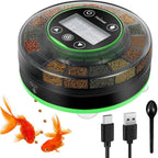 Automatic Fish Feeder for Aquarium Portion Control & Moisture-Proof