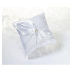 Buy now Lillian Rose White, Medium 7.5"" Vintage Jeweled Lace Wedding Ring Pillow, (RP385 W) at indiglob india